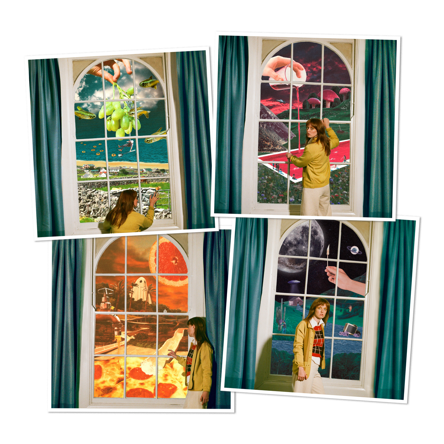 Woman on the Internet | Art print set